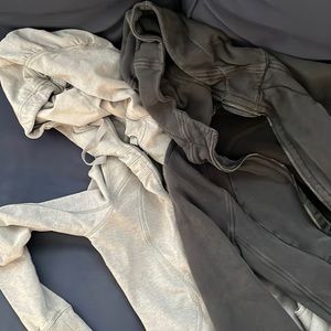 Lululemon 2 zip up sweatshirts. Size small.